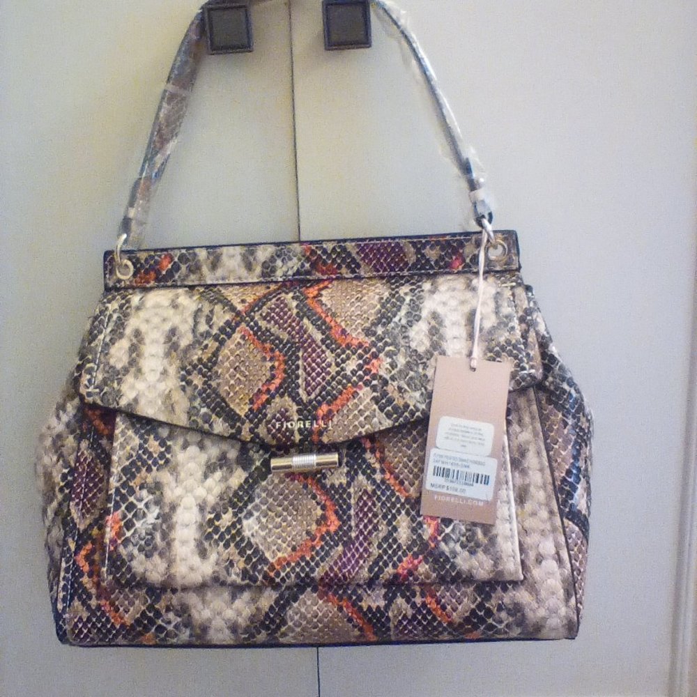 Forelli Snake Print Handbag